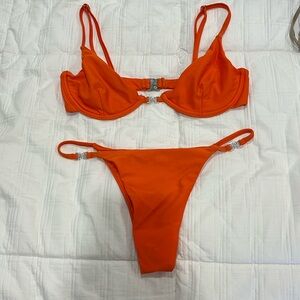 3 Meshki Bikini Tops and 1 matching bottom